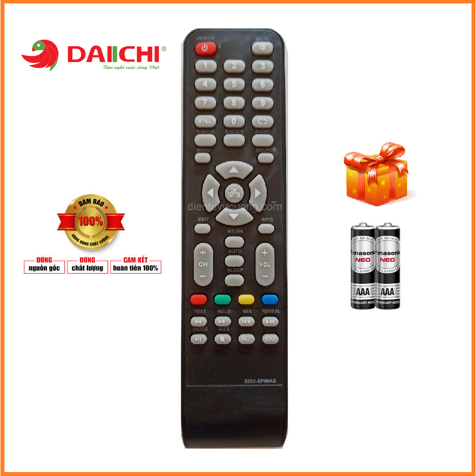 [HCM]Điều Khiển Led Ti Vi DAICHI ( Mẫu 1 )