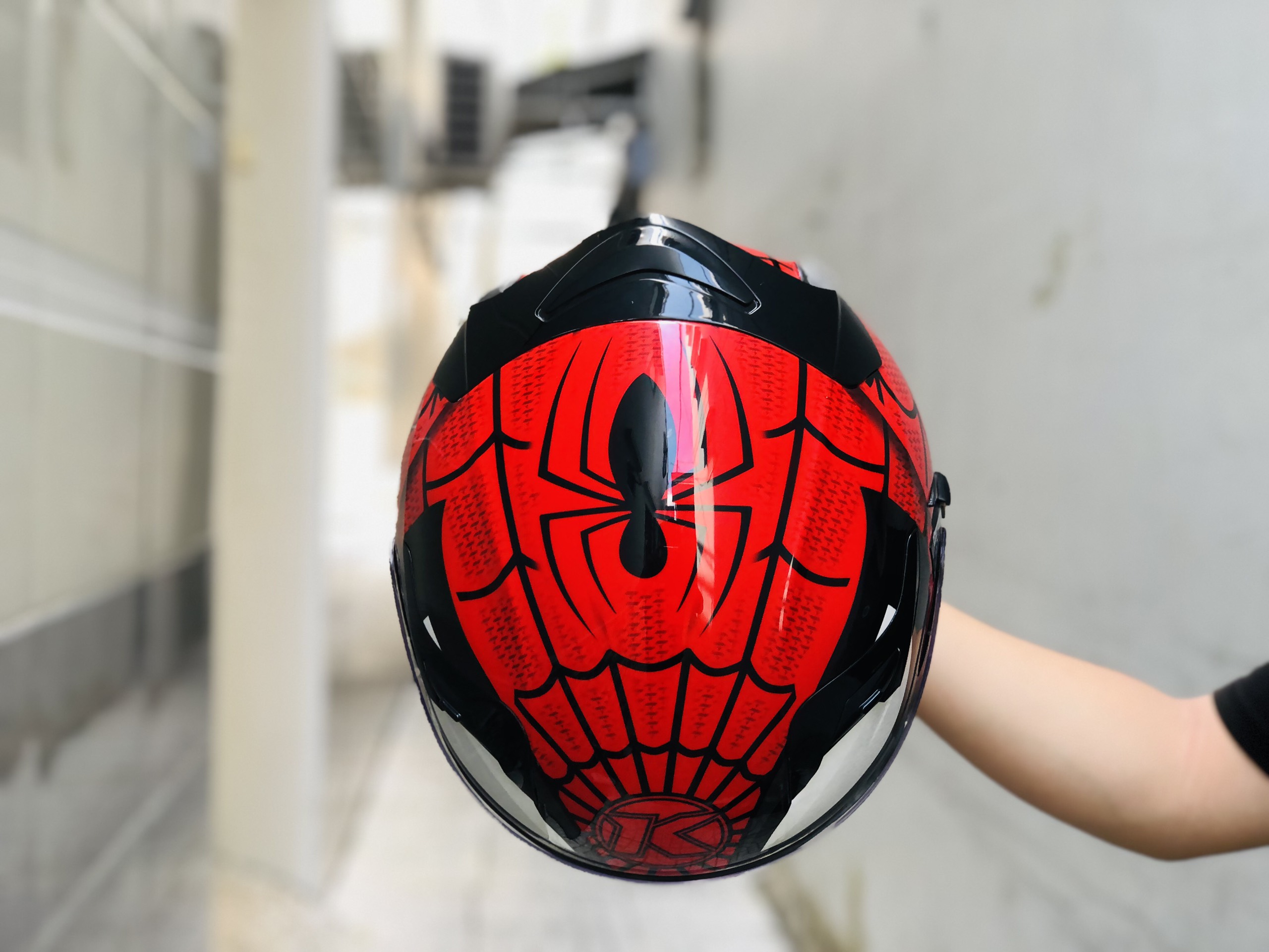 MŨ BẢO HIỂM KYT VENOM SPIDER MAN MARVEL