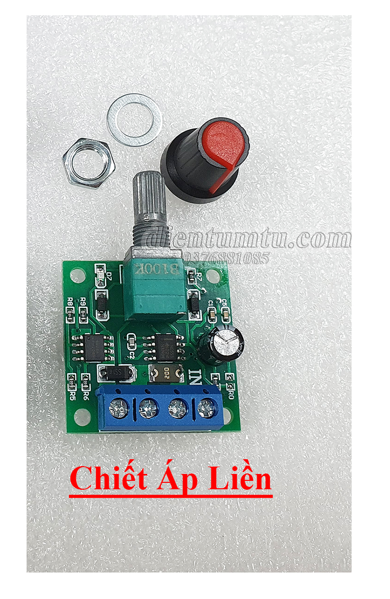 007 mạch điều tốc động cơ pwm 2a dc 3v-12v