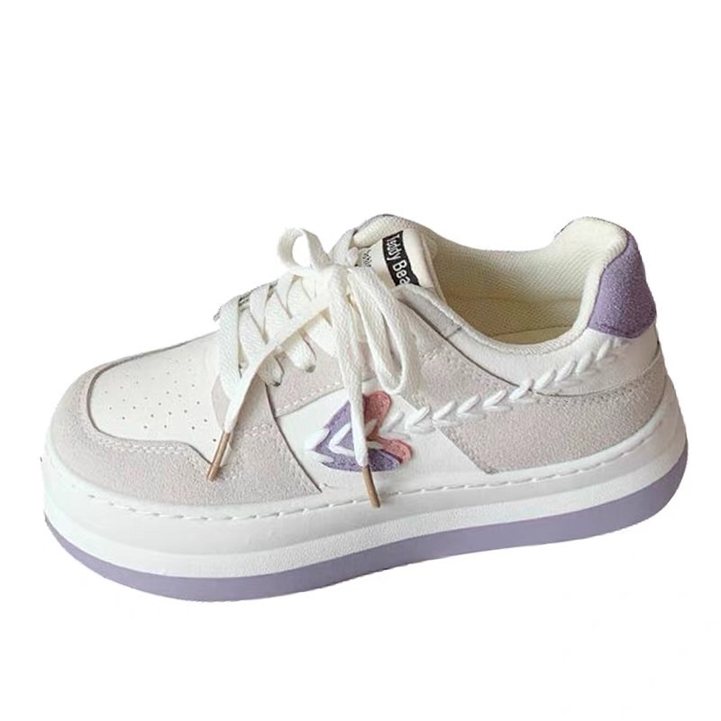 Giày thể thao nữ TED viền lúa độn đế cao 5cm chất liệu da siêu đẹp mẫu mới nhất 2022 hot trend giày sneaker nữ phong cách thời trang đi học