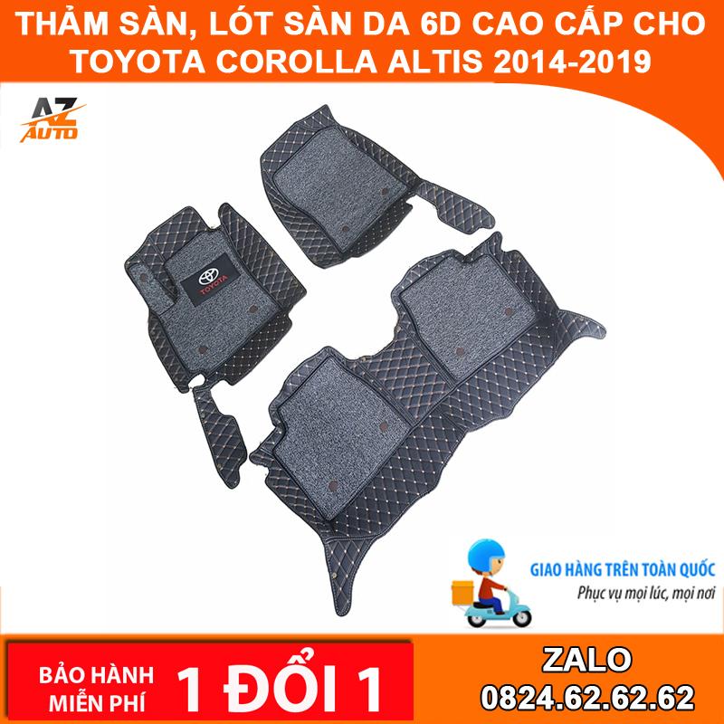 Thảm Sàn, Lót Sàn Da 6D Cao Cấp Cho Toyota Corolla Altis 2014-2019 Siêu Ưu Đãi tại Lazada Thảm Sàn, Lót Sàn Da 6D Cao Cấp Cho Toyota Corolla Altis 2014-2019 Siêu Ưu Đãi tại Lazada