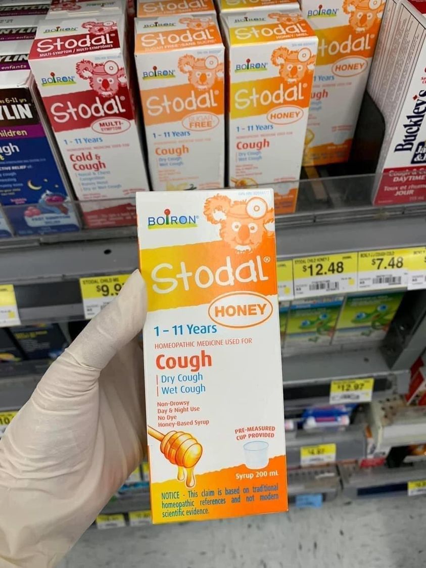 Hộp Stodal cold and cough nội địa Canada 125ml