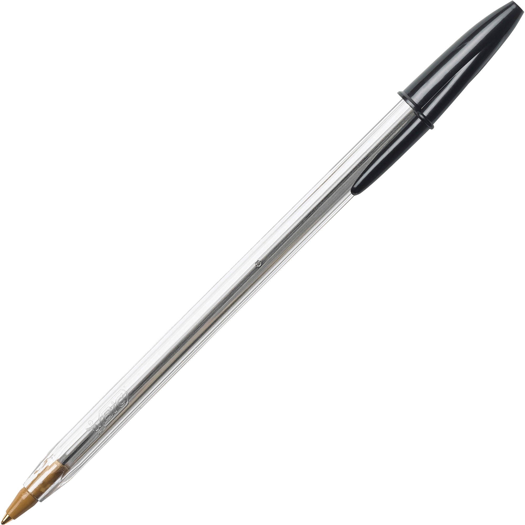 [HCM]COMBO 4 BÚT BI BIC ĐEN PEN TAPPING THÂN TRONG CRISTAL