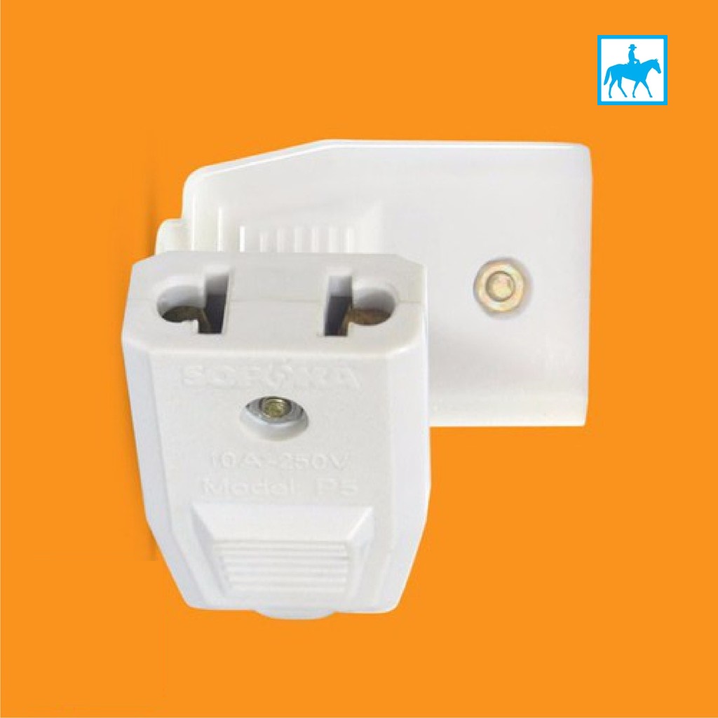 Bộ 2 Phích Cắm Điện Chân Dẹt và tròn