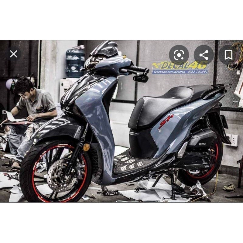Decal Kendy Xám Xi Măng Cao Cấp Dán Oto Xe Máy