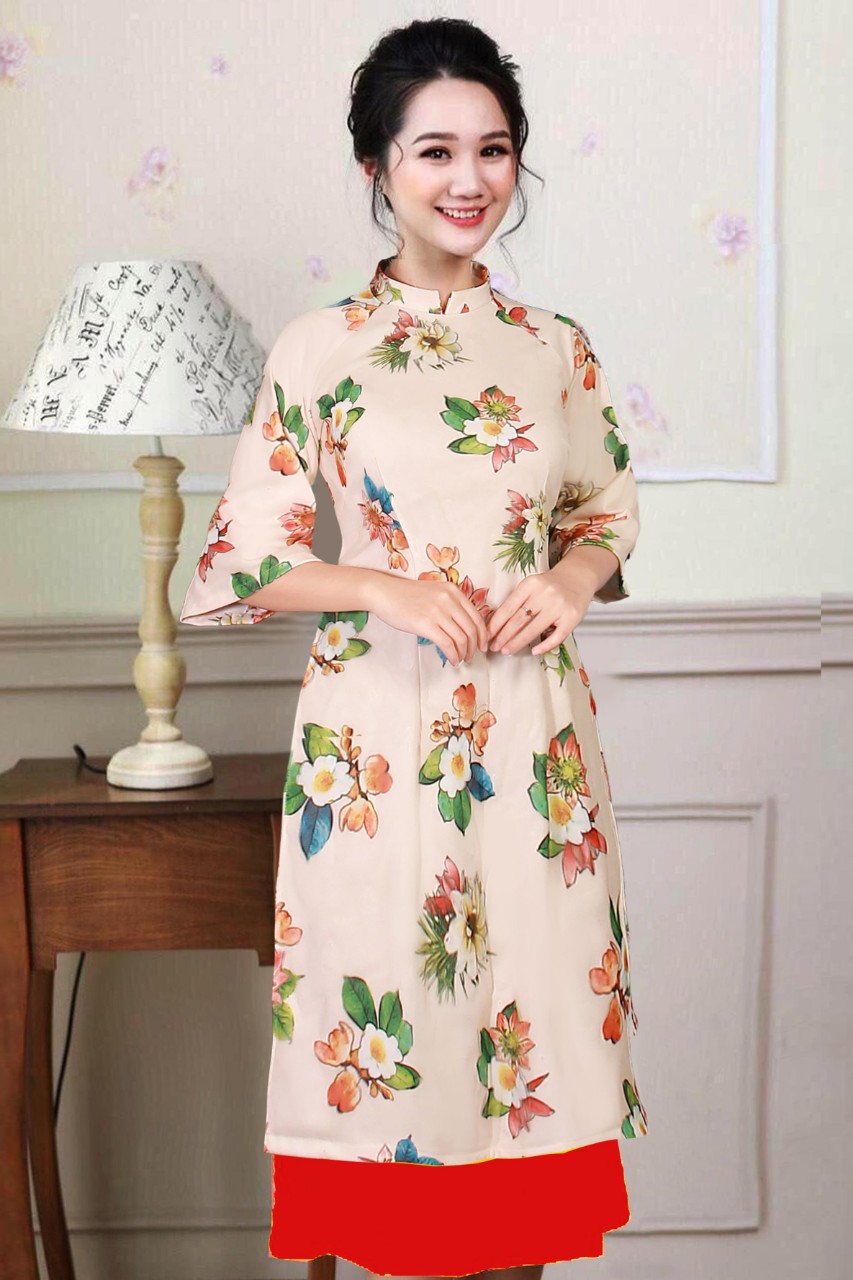 Set Áo Dài cách tân ( áo kèm váy) Xưởng Áo Dài Nhanh Phạm