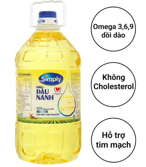 Dầu ăn Simply can 5 Lít
