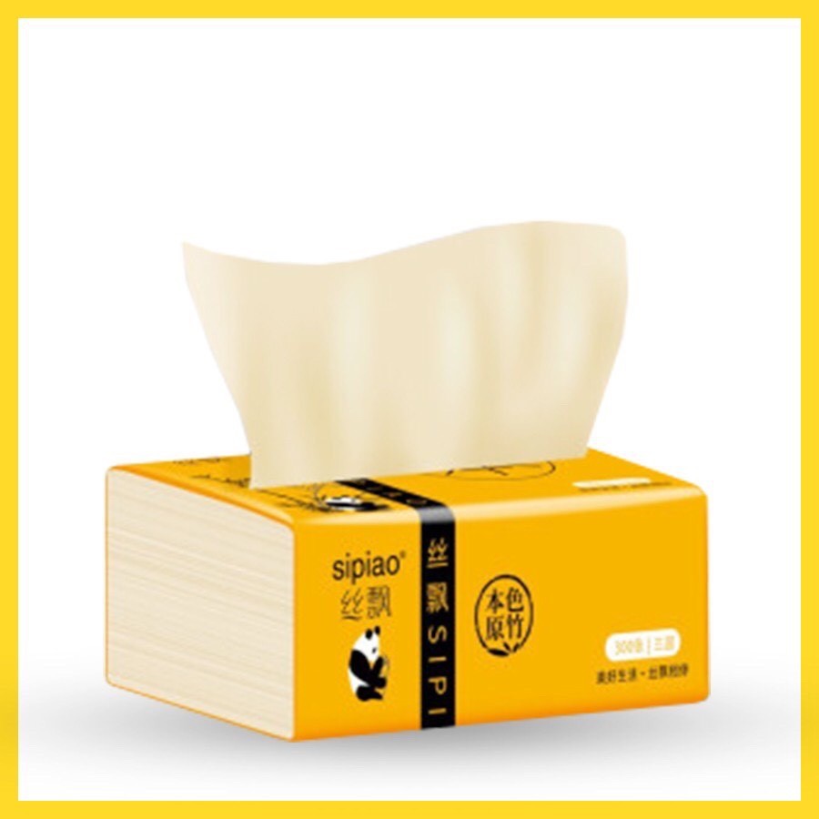 Giấy Ăn Gấu Trúc SIPIAO Siêu Dai, Mềm Mịn (Lẻ 1 gói)