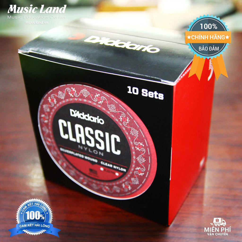Dây Đàn Guitar Classic D'Addario EJ27N - Chính Hãng