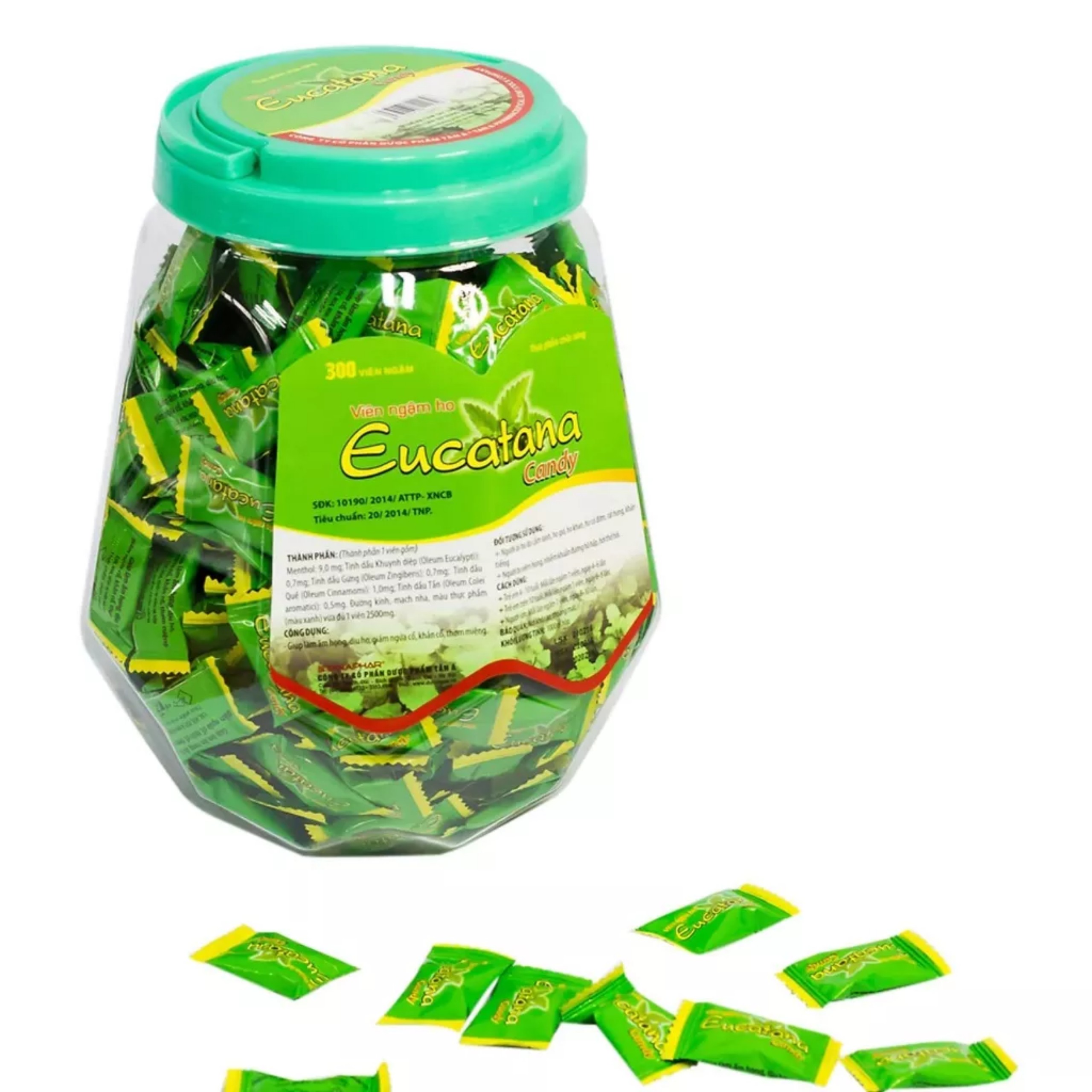 Viên ngậm họ Eucatana hương bạc hà