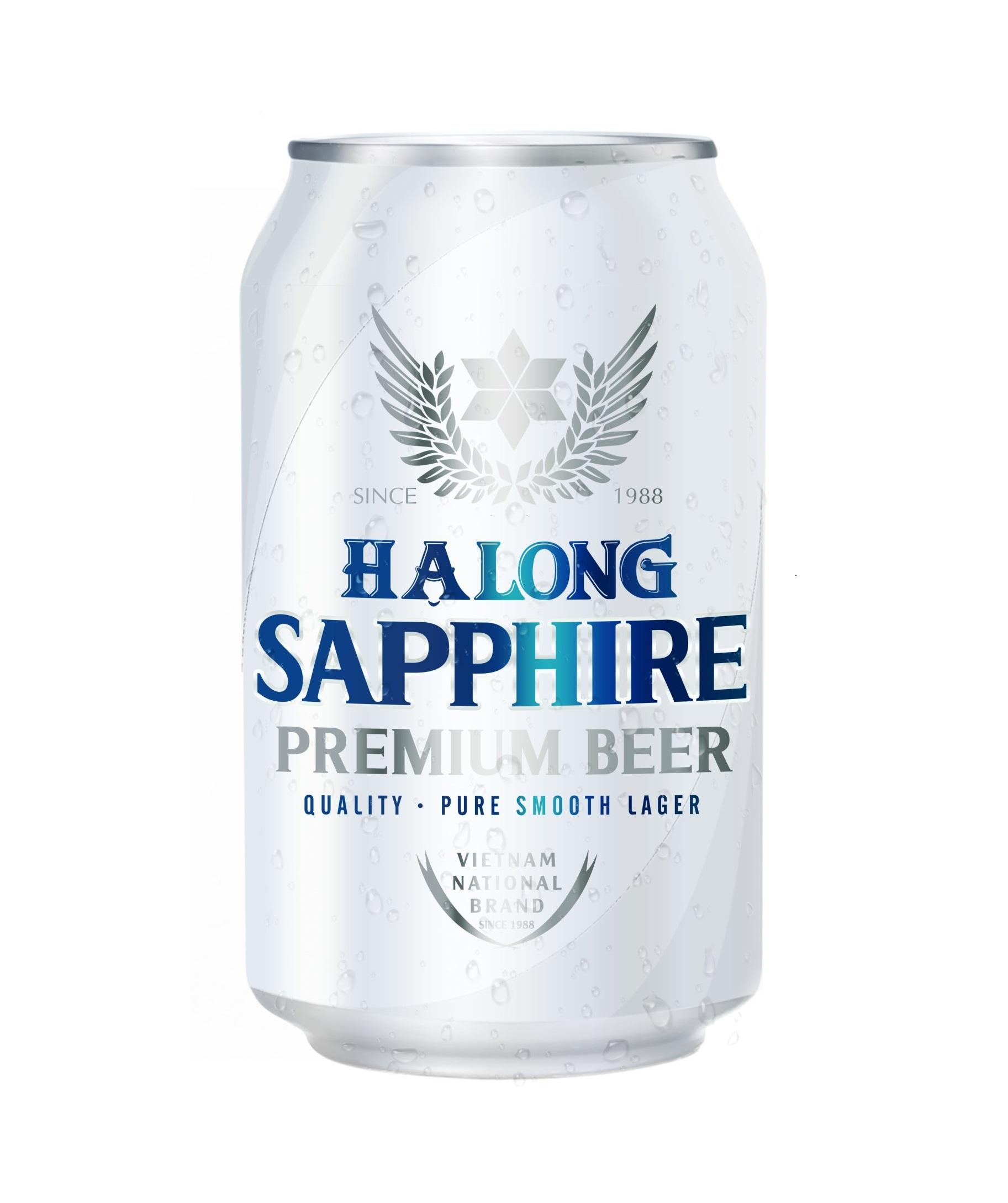 Thùng Bia Hạ Long Sapphire 24 Lon