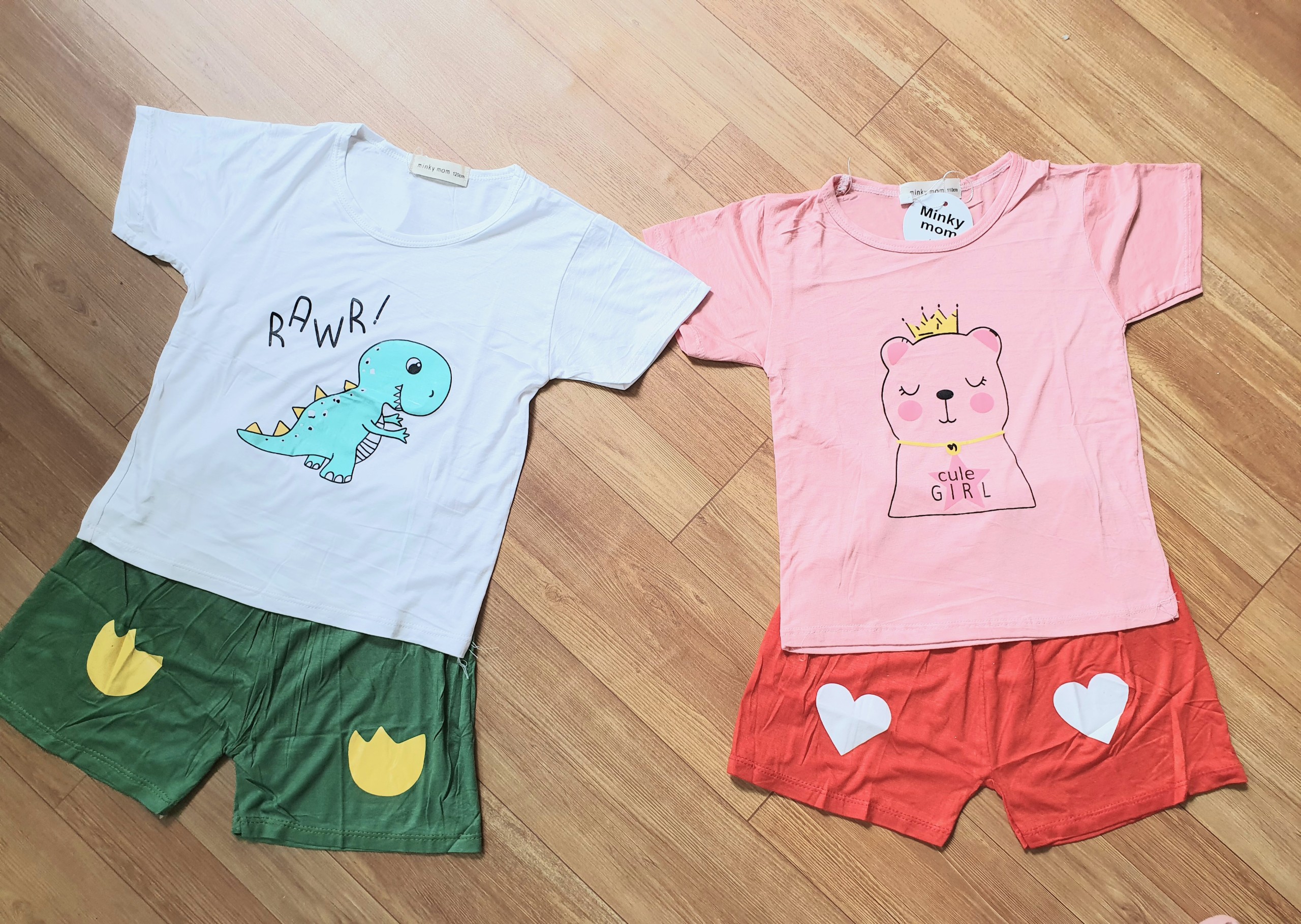 BỘ COTTON THUN LẠNH 4C MINKY MOM CHO BÉ