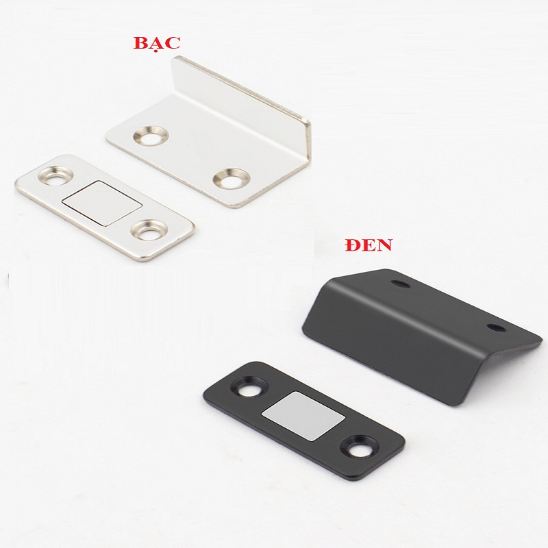 KÈM ỐC. KHÓA NAM CHÂM GÓC 90 ĐỘ DÙNG GẮN CỬA LÙA, CỬA TRƯỢT chắc chắn. TH 909.970