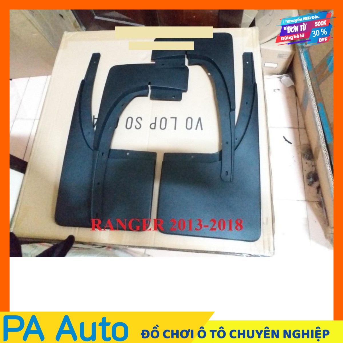 Bộ Chắn Bùn Dành Cho Xe Ford Ranger 2013-2018