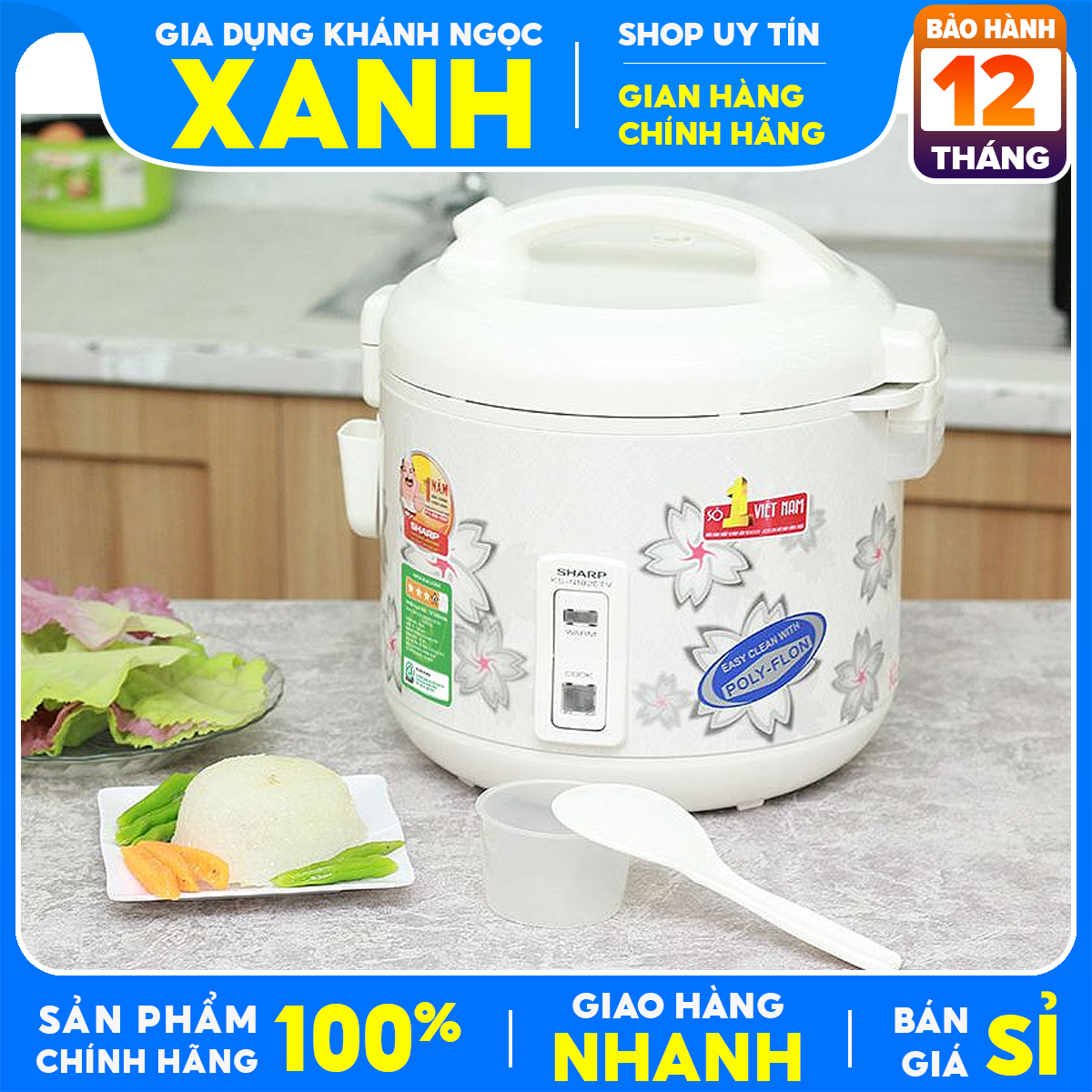 Thailan classic Casio ks-n182etv sharp rice cooker for 4-6 people cooking non-stick pot 12 months warranty