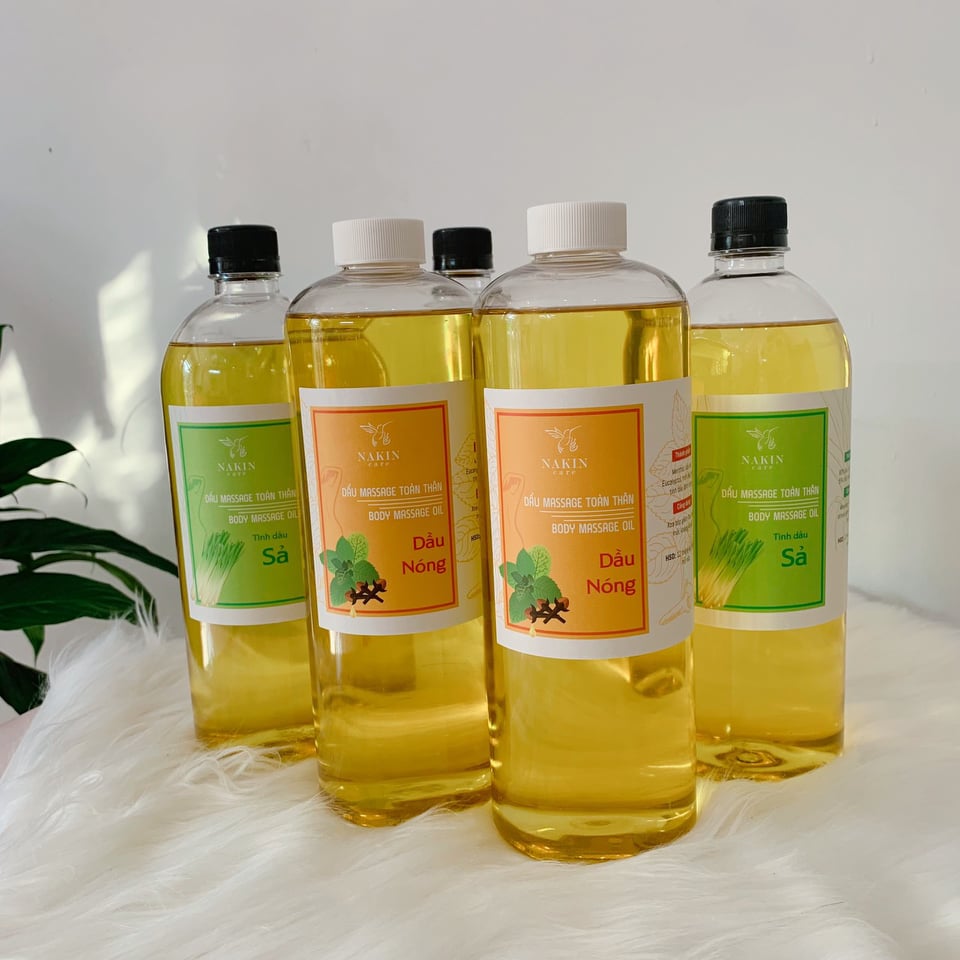 DẦU NÓNG MASSAGE NAKIN 1000ML
