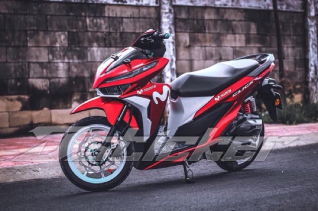 [TP.HCM] Tem Vario mẫu Movistar Rời - dán xe đỏ [KÈM QUÀ TẶNG]