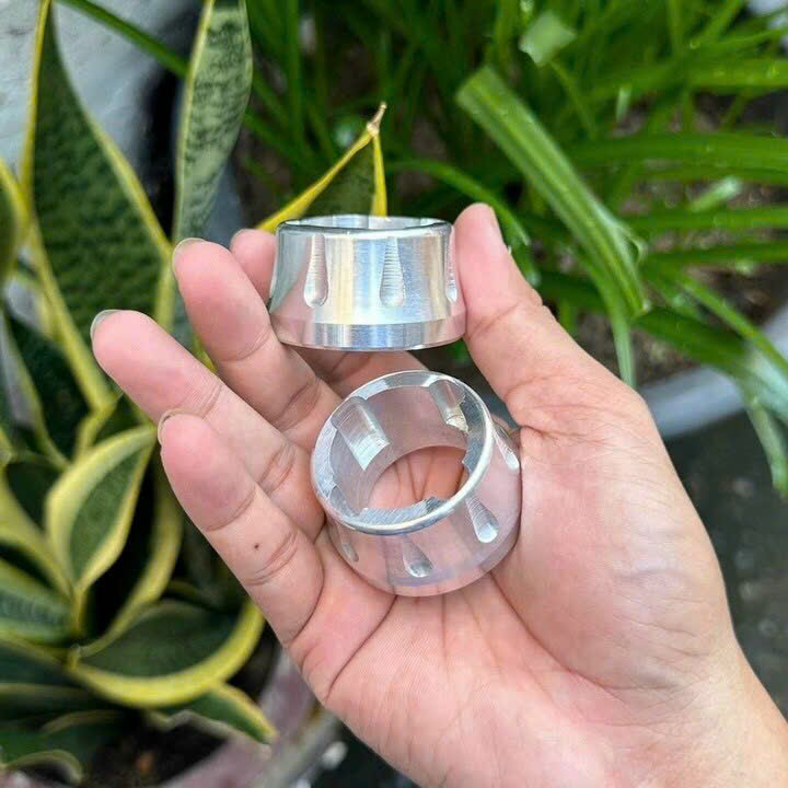 Chén phuộc Nice nhôm cnc nguyên khối (giá 1 cặp)