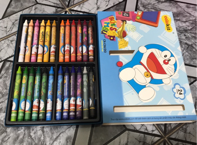 Sáp 24 Màu Doremon