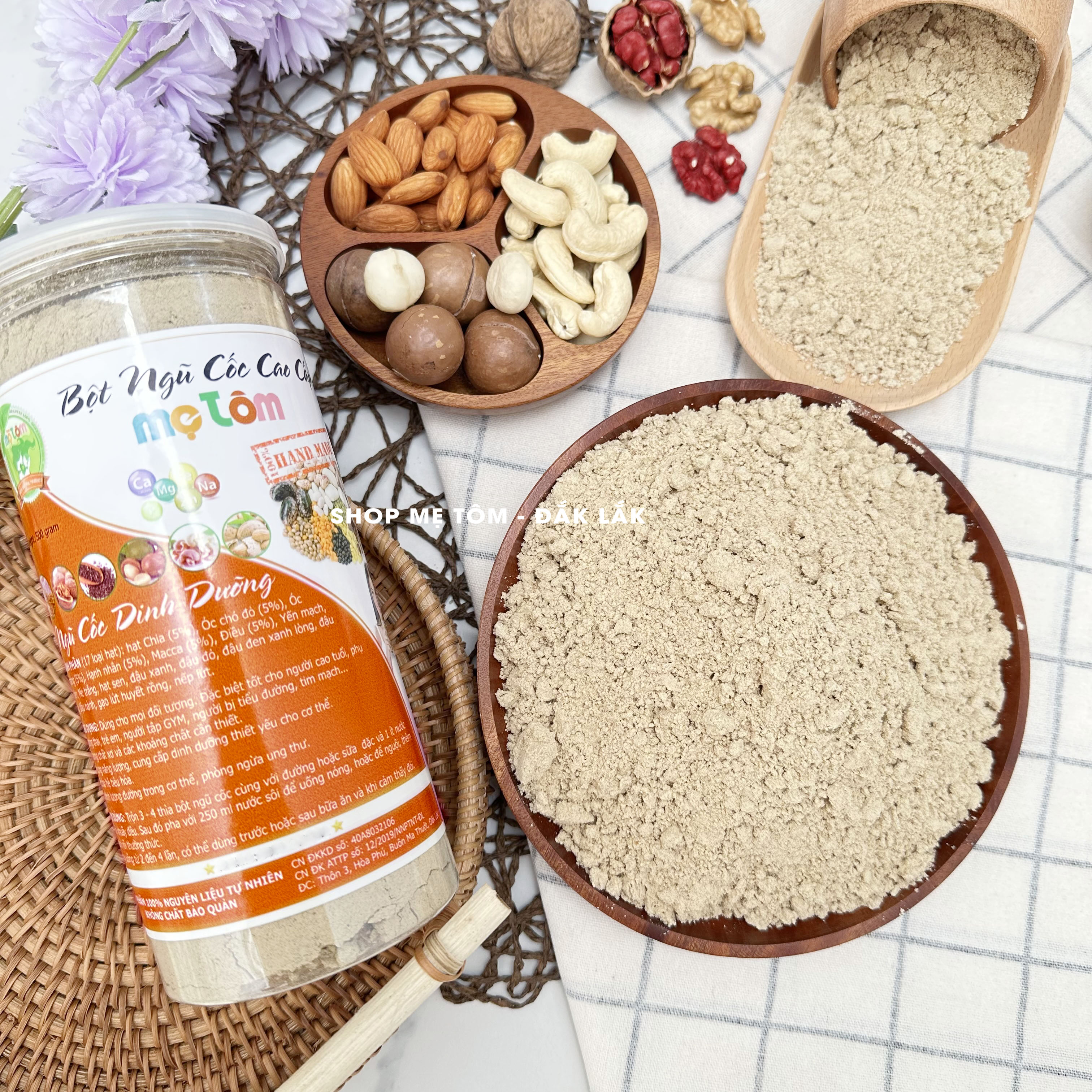 [500Gr] BỘT NGŨ CỐC DINH DƯỠNG CHO MỌI LỨA TUỔI (TRẺ EM, BÀ BẦU, NGƯỜI LỚN, NGƯỜI CAO TUỔI) vothithu90