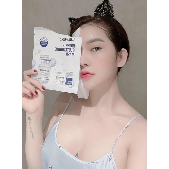 [ Sur.Medic] Mặt Nạ Phục Hồi Dưỡng Trắng Da - Full Hộp (10 miếng)