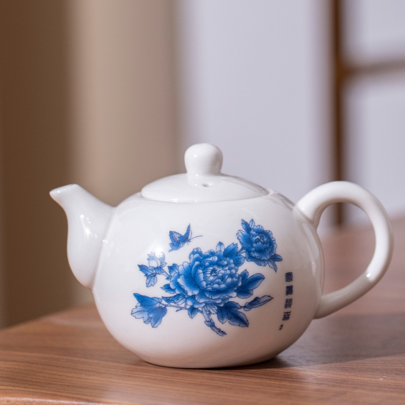 Bộ ấm chén sứ pha trà đạo (Bao gồm 1 ấm và 06 chén)
