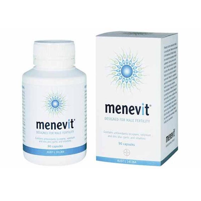 Viên uống Menevit tăng cường chất lượng tinh trùng cho nam giới, 90 viên nhập khẩu