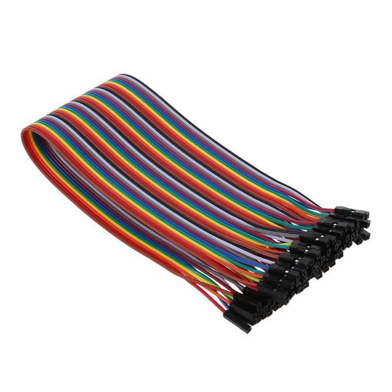 Female to Female Solderless Flexible Breadboard Jumper Cable Wire 40 Pcs