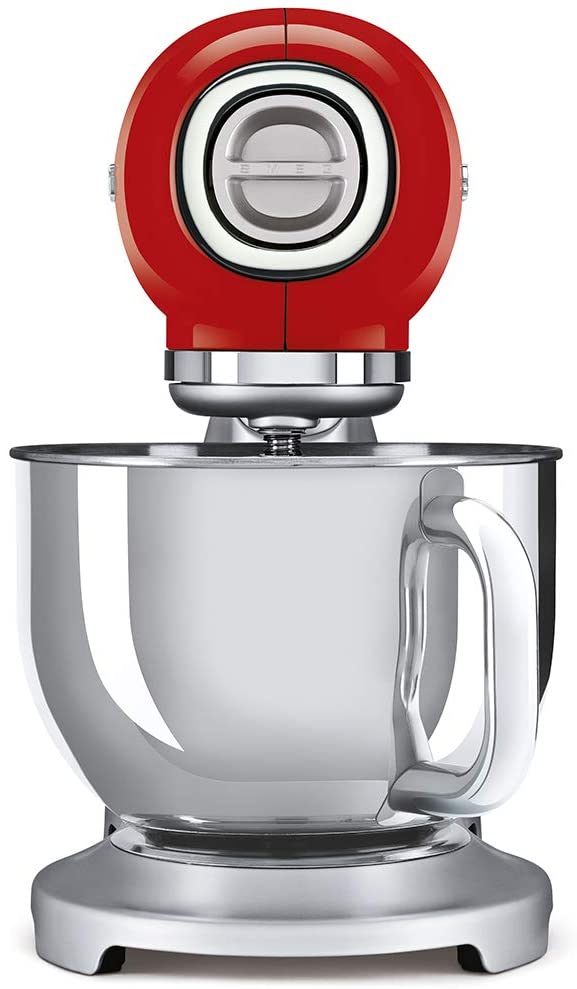 [Trả góp 0%]Máy trôn bột màu đỏ smeg SMF02RDEU