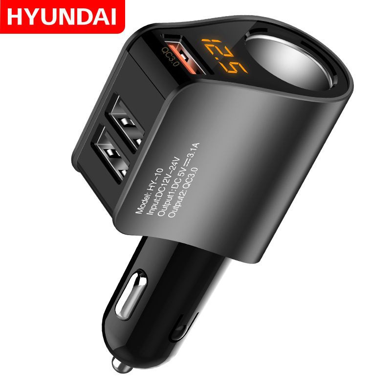 củ sạc Huyndai 3 cổng usb (QC 3.0)