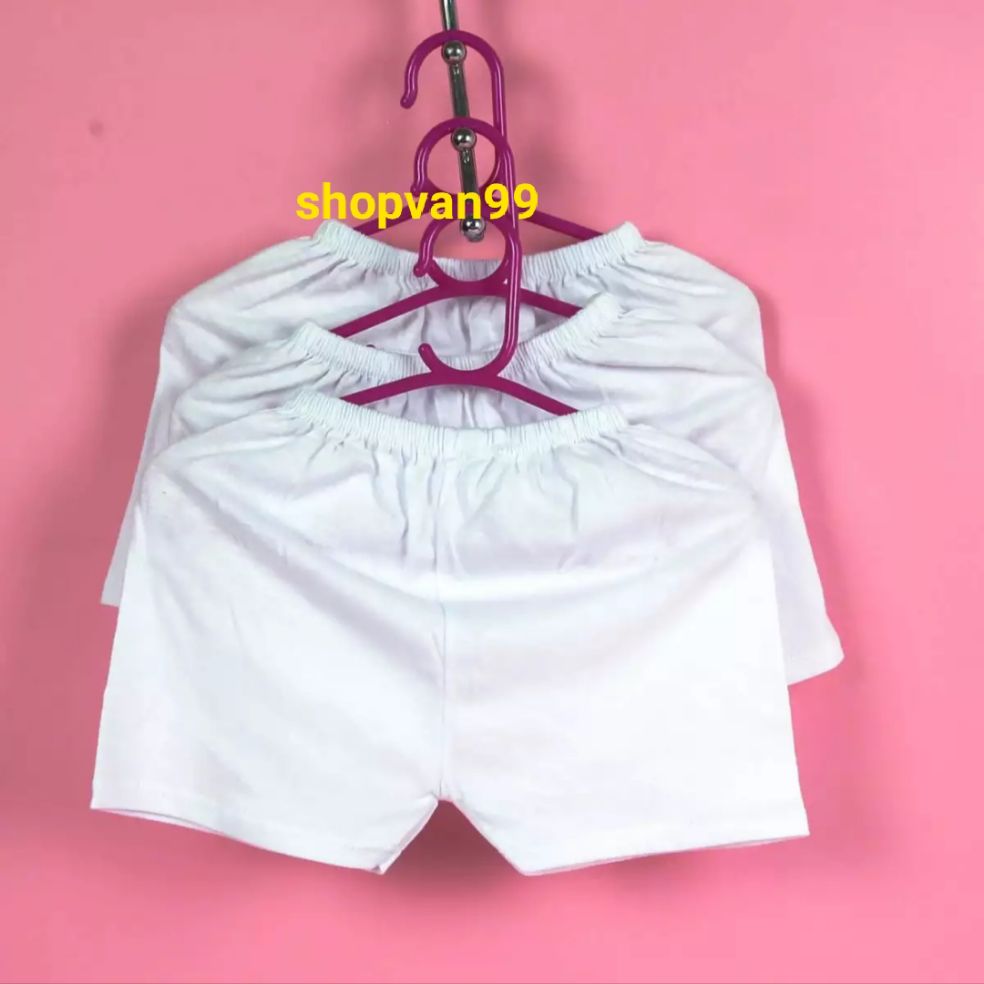 Quần cotton ngắn cho bé 123