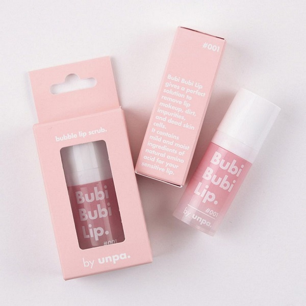 Tẩy Da Chết Sủi Bọt Thải Độc Môi Unpa Bubi Bubi Lip 12ml