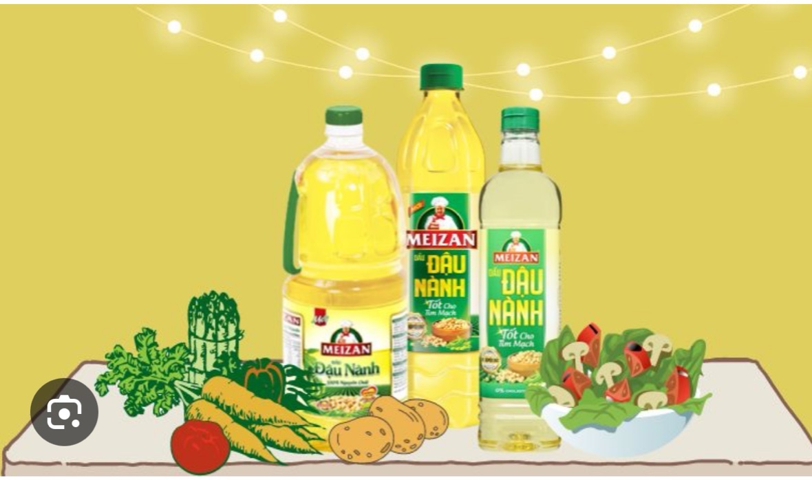 Dầu Ăn Meizan Đậu Nành 1L