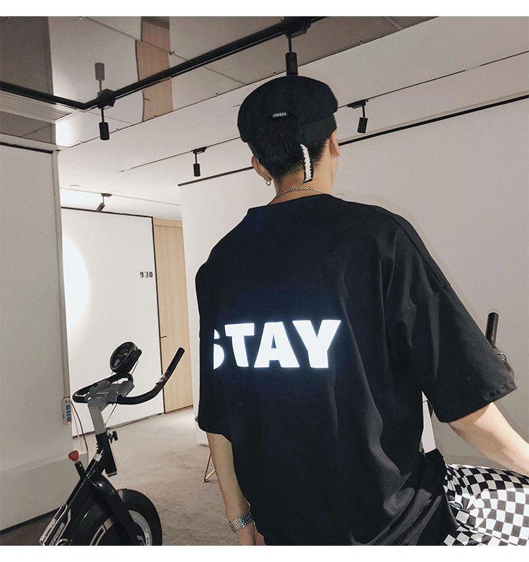 Stee stay one nine eigth seven unisex reflective T-shirt