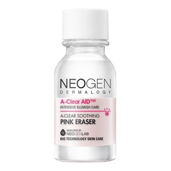 Chấm Mụn 2 Lớp Neogen Dermalogy Giảm Sưng Viêm Mụn 15ml A-Clear AID Soothing Pink Eraser 15ml