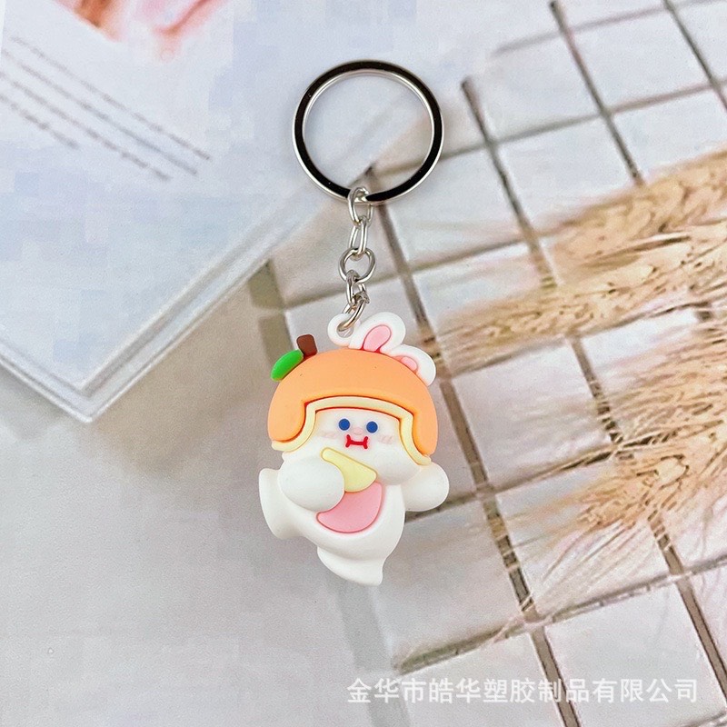 Móc Khoá đội mũ Phụ Kiện Trang Trí Cute