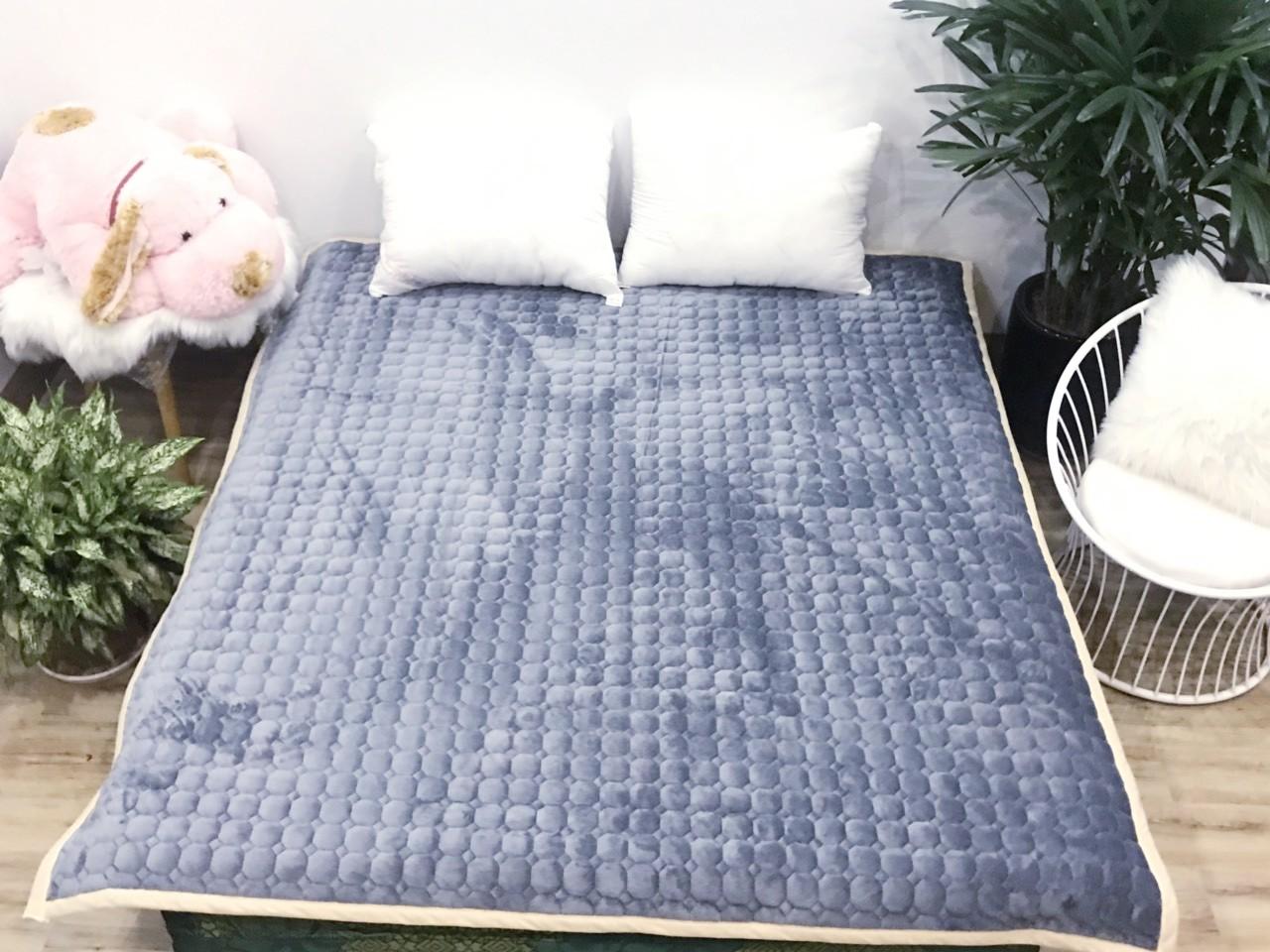 Thảm cừu trải giường cao cấp 1,6x2m