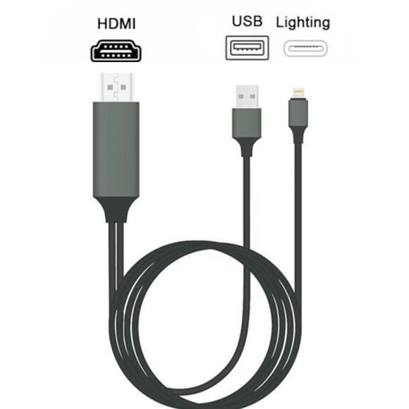 Cáp Lightning - HDMI kết nối iphone với tivi hoặc máy chiếu