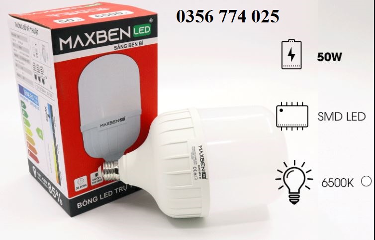 BÓNG LED TRỤ MAXBEN 50W