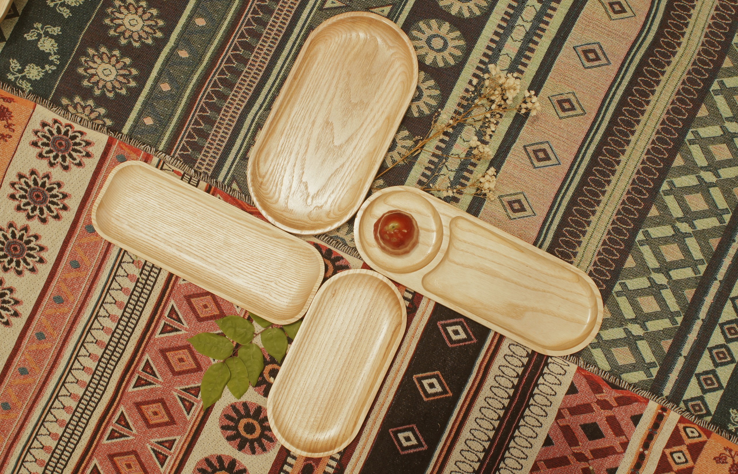 Thớt ( Khay ) oval chia ngăn