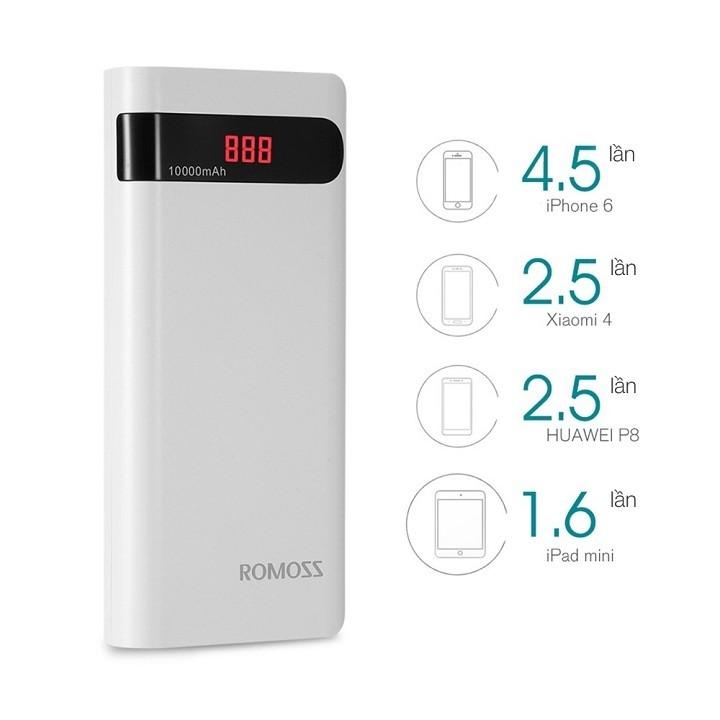 Pin Sạc Dự Phòng 20.000mah Romooss XỊN- Pin Sạc Dự Phòng Chất Lượng Cao Dung Lượng Lớn Sạc Nhanh-Sạc Dự Phòng Loại Tốt- Cục Sạc Dự Phòng Cao Cấp- 2 Cổng Sạc Smarrtphonne, Iipad, Iphoone, Máy Tính Bảng- Nhỏ Gọn