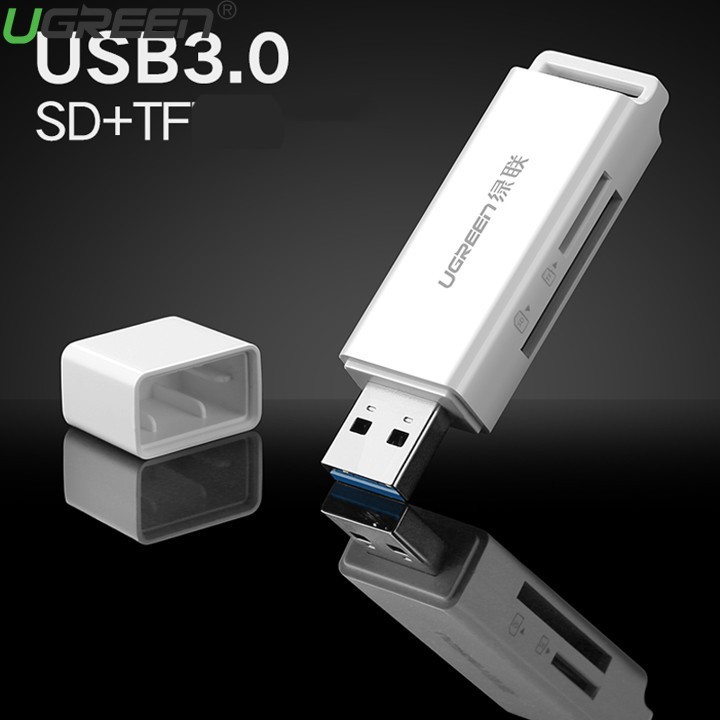Đầu Đọc Thẻ Nhớ Đa Năng Sd-Tf Usb 3.0 Ugreen 40753