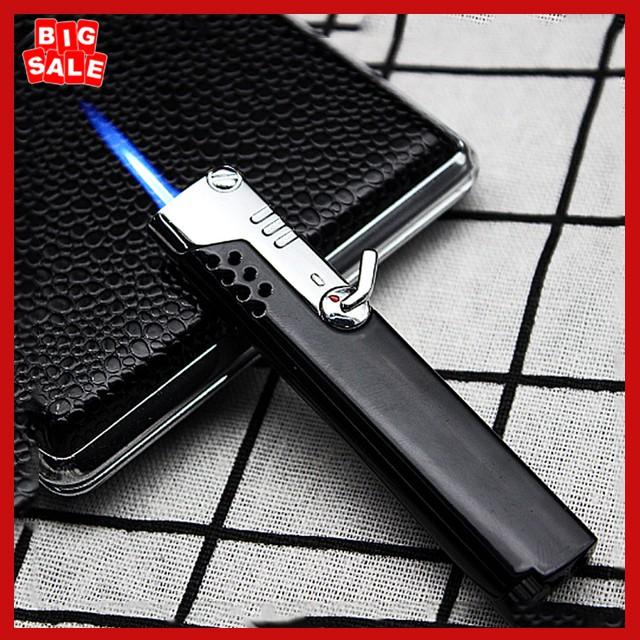 Hộp quẹt khò, Bật lửa khò gas đá Aomai AM-369 có chốt khóa rảnh tay nhỏ gọn nhiều màu (KHÔNG CHỨA XĂNG GAS)