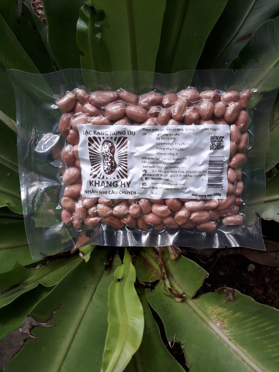 Lạc rang húng lìu Khang Hy 100g