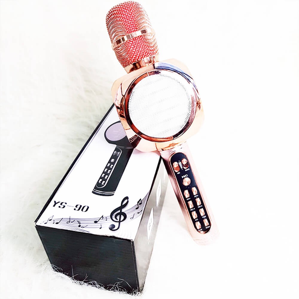 [HCM]Nơi bán micro Bluetooth  Micro Bluetooth Mic Hát Không Dây Mic YS 90 Cao Cấp Micro YS-90 Mic Karaoke Bluetooth Tích Hợp Live Stream Mic Karaoke Bluetooth Cao Cấp YS-90 Tích Hợp Loa Bass Không Dây