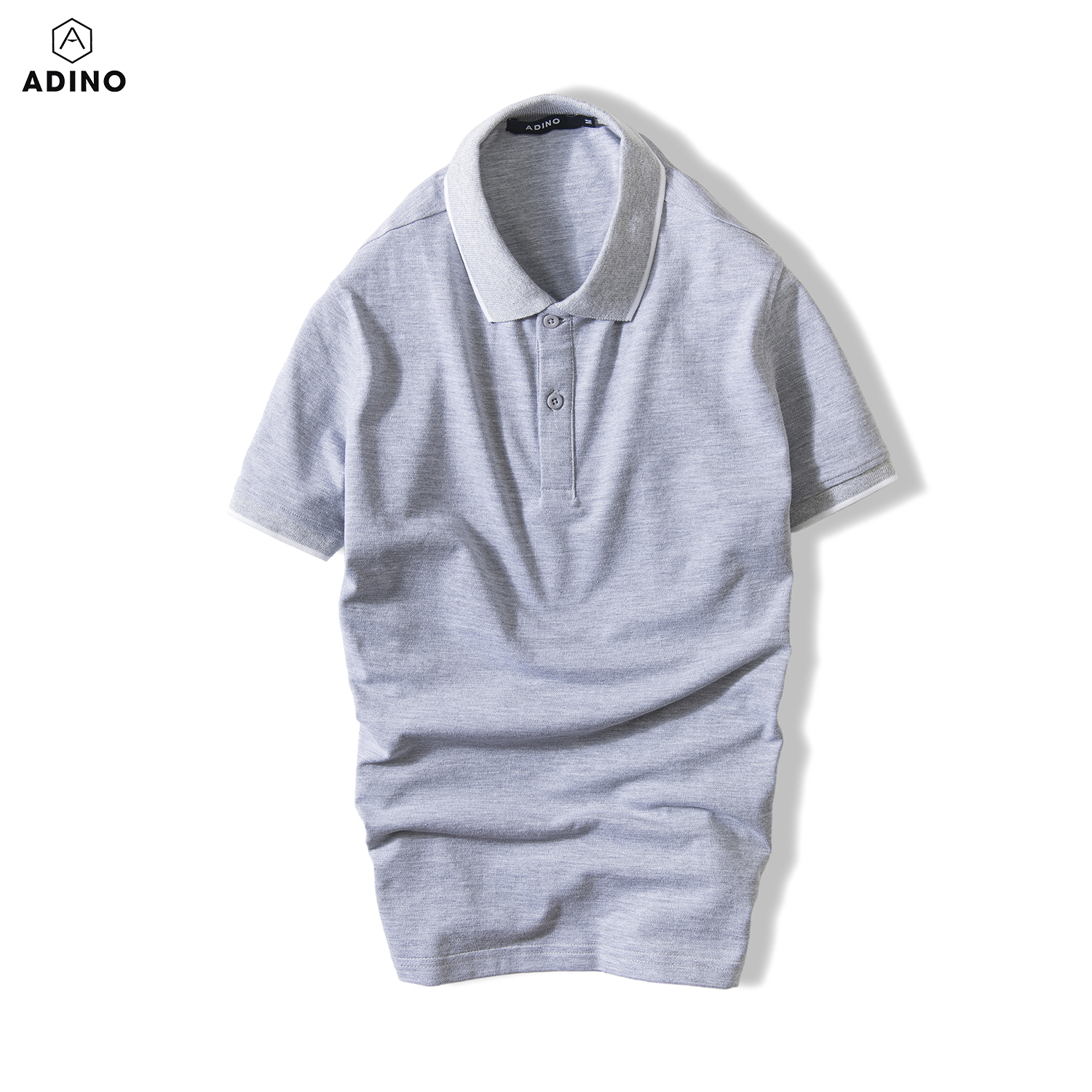 [Nhập LazXuHuong1- giảm 20k đơn 149k|Áo Polo Nam ADINO Màu Xanh Đen Chất Liệu Cotton Polyester Dáng Ôm Vừa Trẻ Trung, Áo Thun Phông Cổ Bẻ Nam Thoáng Mát (AP75)