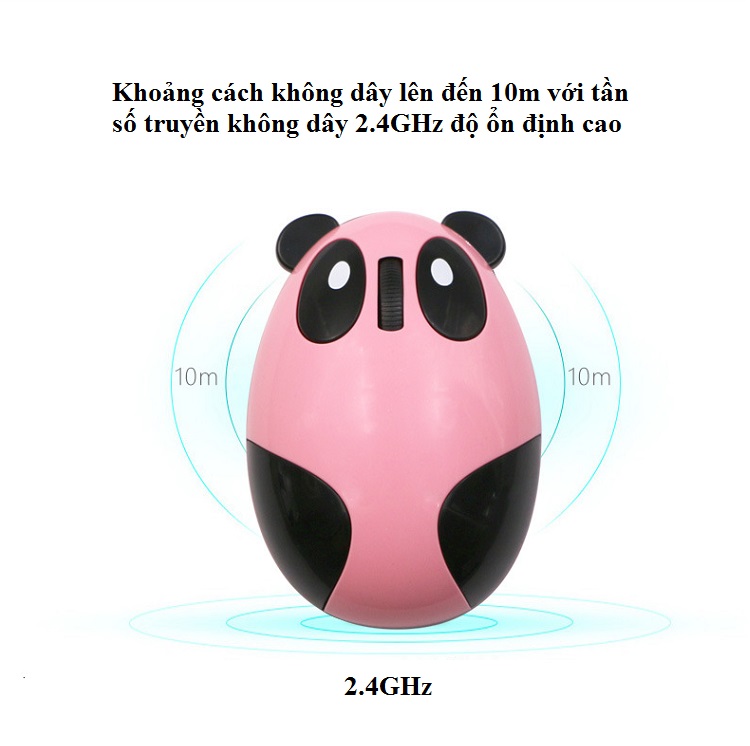 Chuột Không Dây Mini Panda Mouse - PHÍM CHUỘT 365