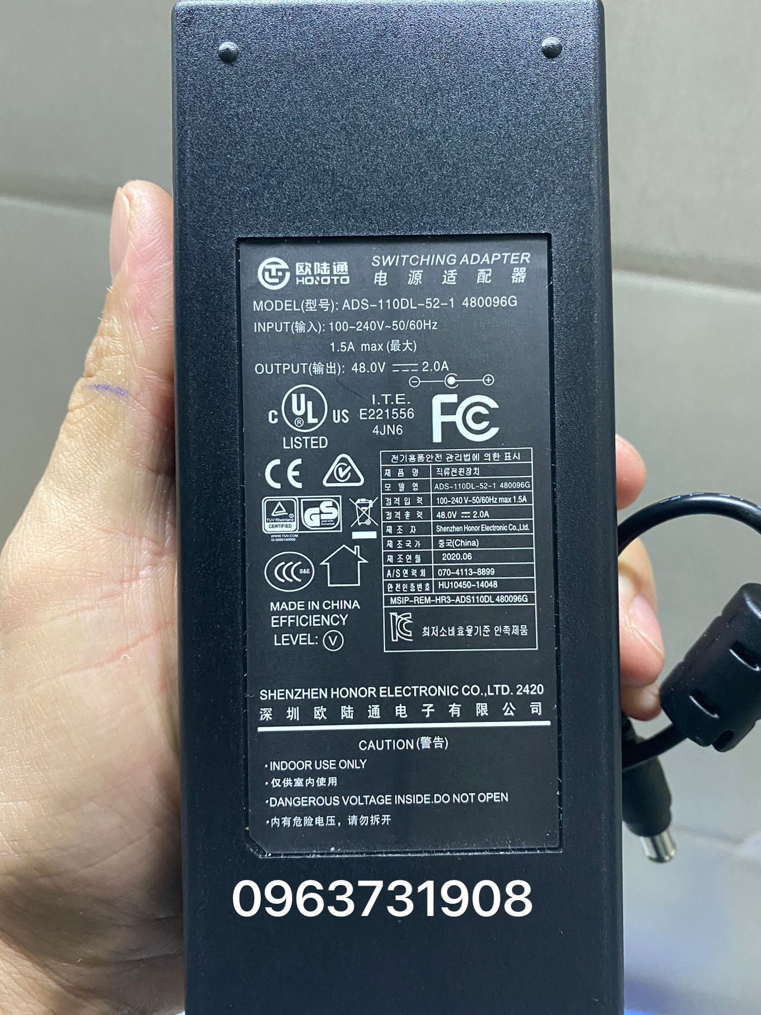 Adapter - nguồn 48v 2A loại tốt