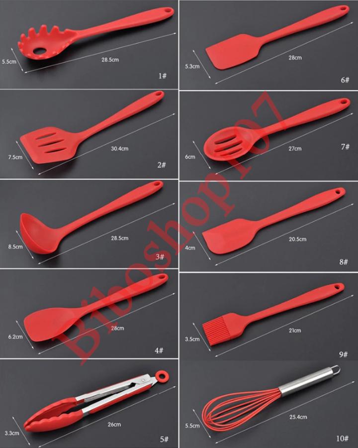 Bộ 10 dụng cụ nhà bếp tiện dụng