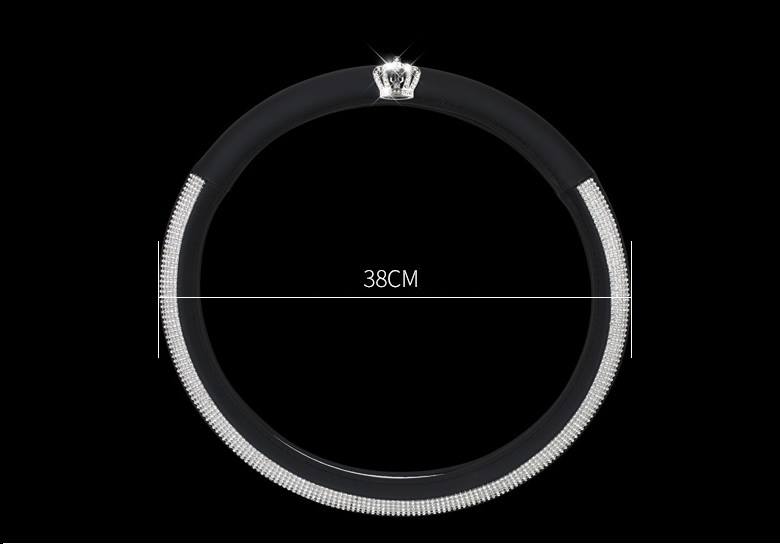 Bọc Vô Lăng 1/2 Đá Vương Miện Cao Cấp
